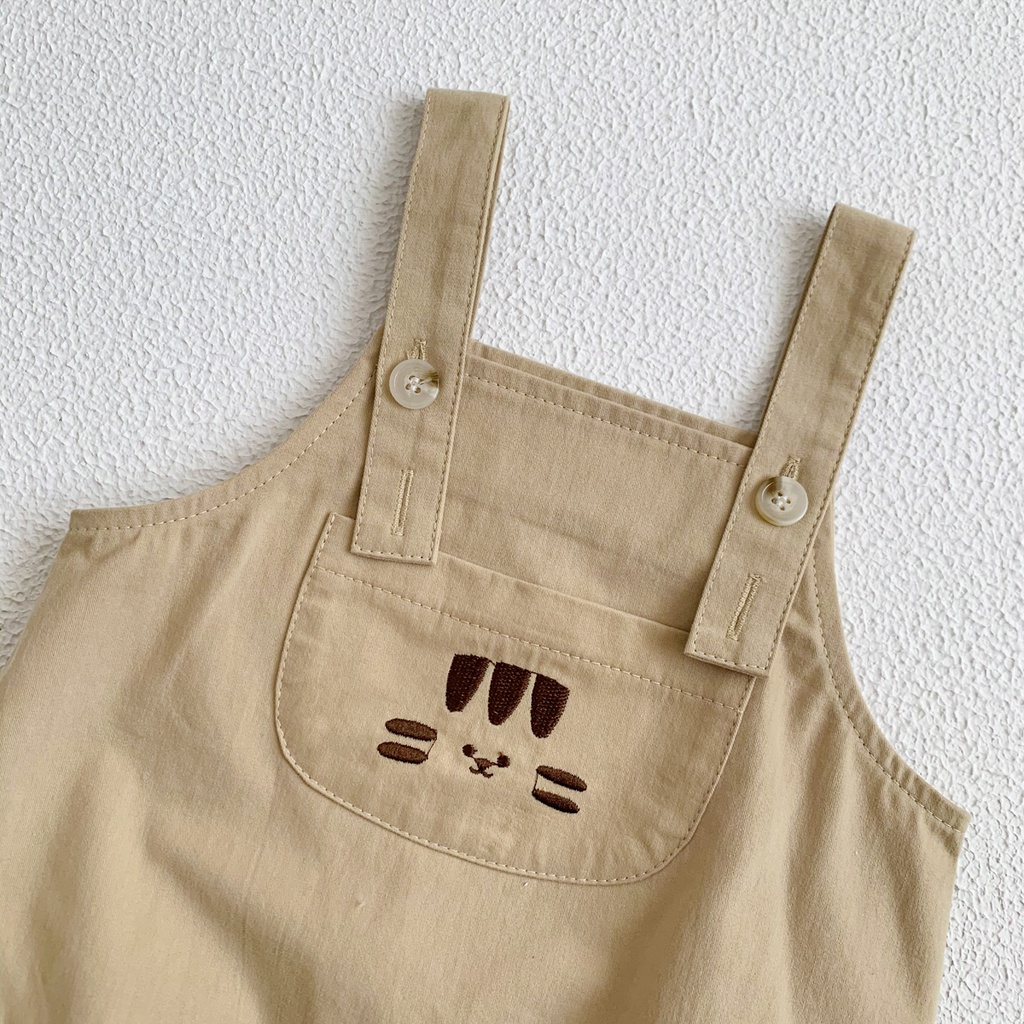 Bộ Áo Liền Quần Kèm Mũ Kiểu Hoạt Hình Đáng Yêu Cho Bé Sơ Sinh Từ 0-2 Tuổi