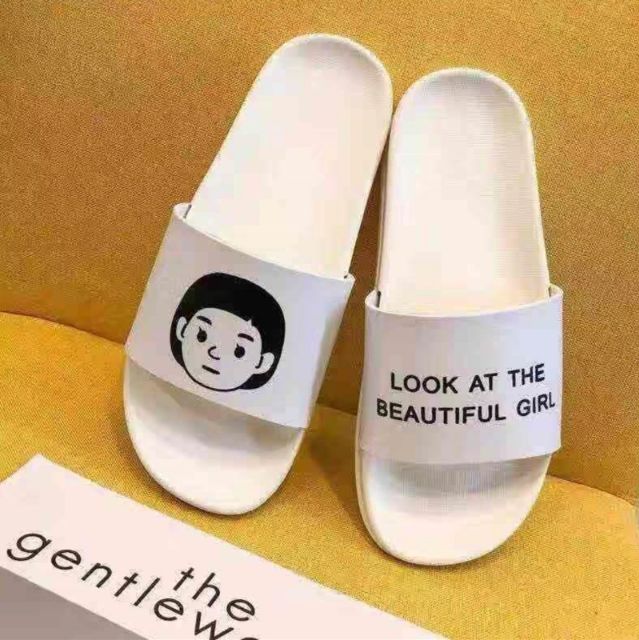 Dép Ulzzang Boy Girl giá rẻ siêu êm - size unisex (TĂNG 1 SIZE)