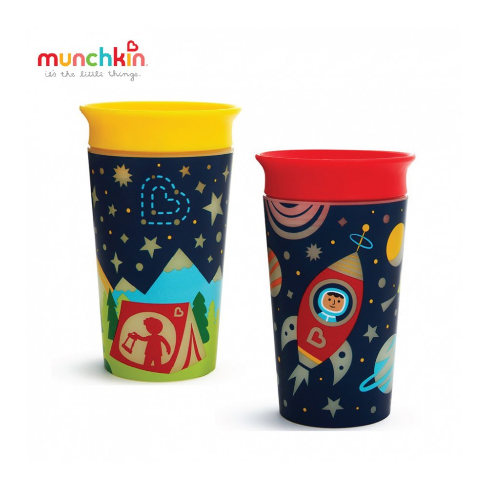 Cốc 360 Độ Chống Đổ Phát Sáng Munchkin tập uống dành cho bé