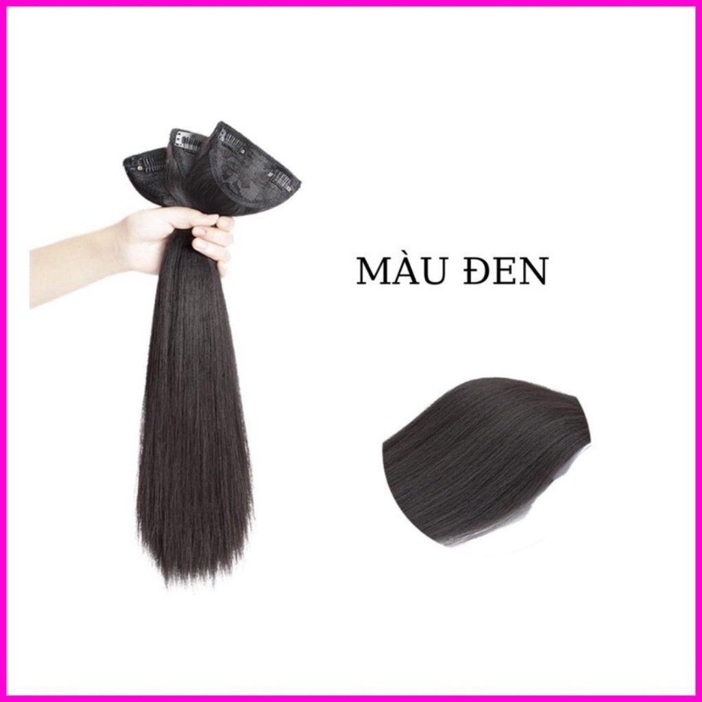 Set 3 kẹp dải thẳng dài hàng cao cấp lắm phồng tóc dầy tóc
