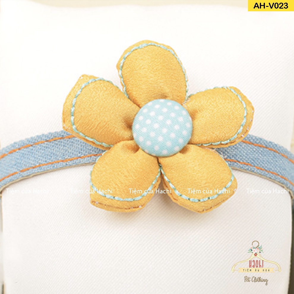 Vòng cổ bông hoa cho thú cưng