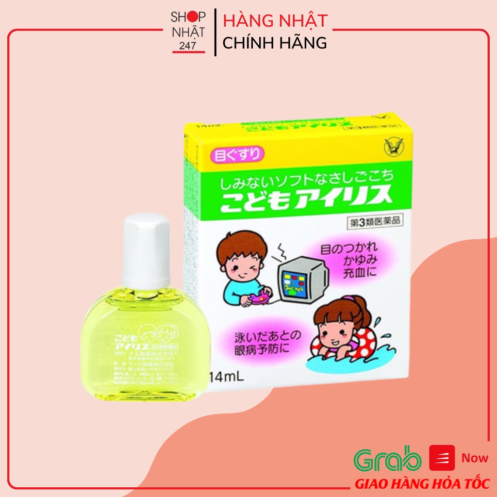 [Hỏa Tốc HN] Nhỏ mắt cho trẻ em Taisho Iris Kobayash 14ml nội địa Nhật Bản