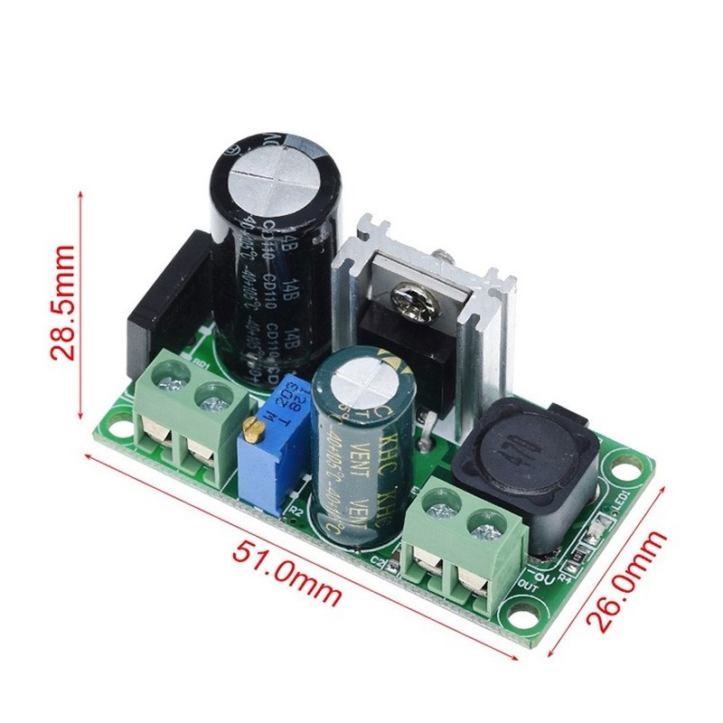 Mô Đun Hạ Áp LM2596HV 3.3V 5V 6V 9V 12V 15V 24V DC 5V-50V 3A