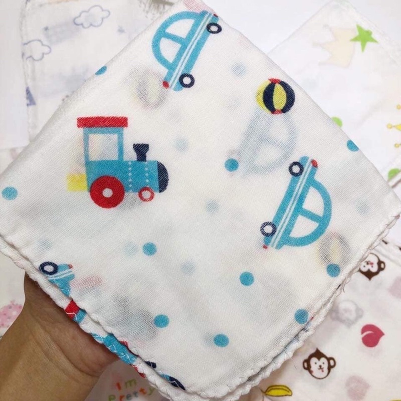 sét 10 Khăn xô sữa hoa văn Nhật