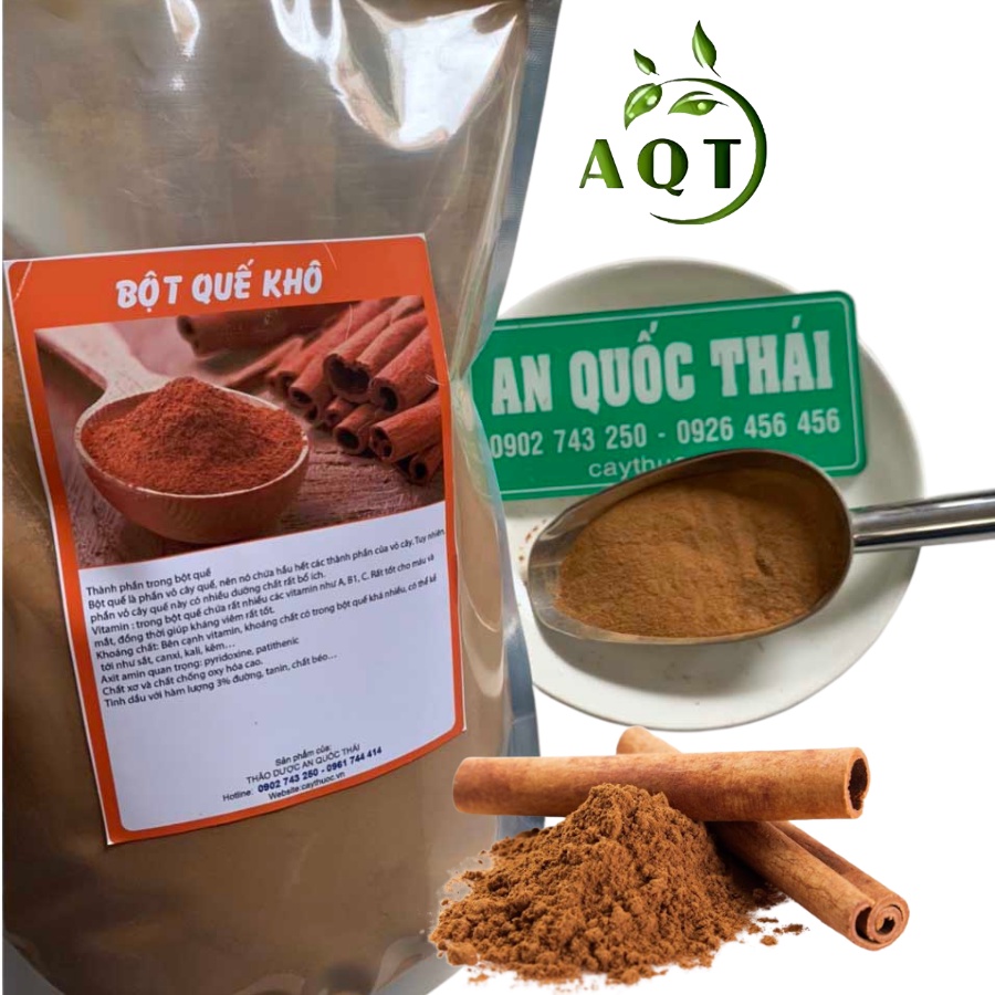 Bột Quế Nguyên Chất 500g Giá Tốt, Thơm, Sạch, Không Hương Liệu