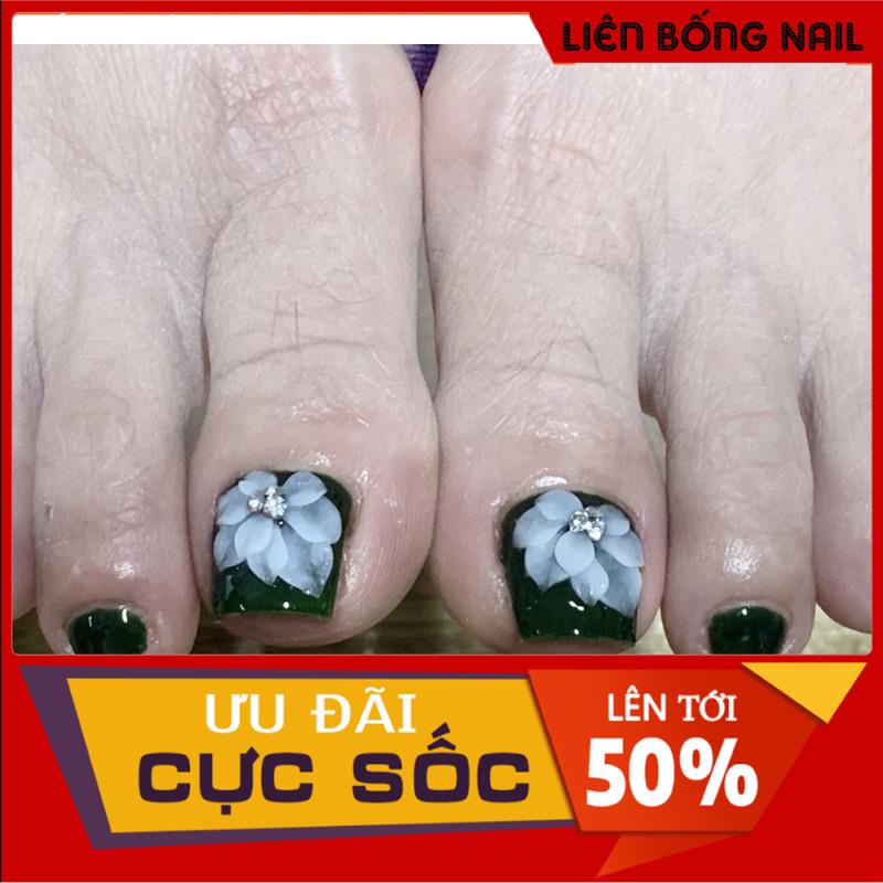 Hoa bột gắn chân 8k 1 bông