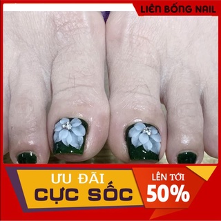 hoa bột gắn chân 8k 1 bông