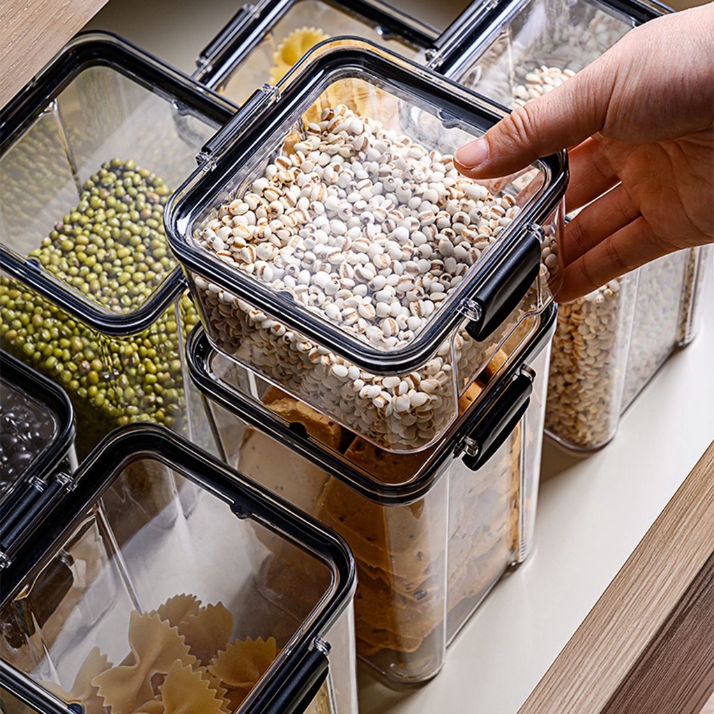 Hộp đựng thực phẩm bằng nhựa có nắp đậy tiện dụng