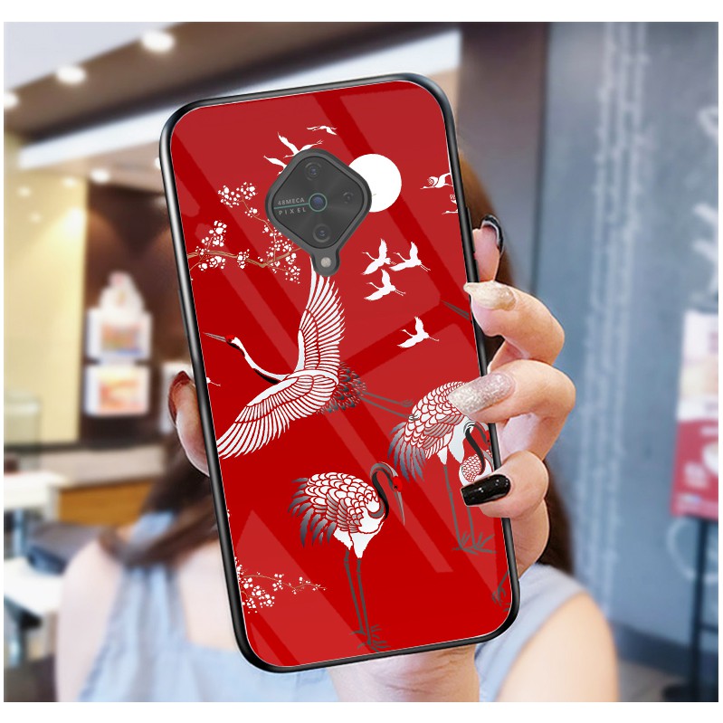 Ốp Lưng VIVO S1 PRO, S1  mặt kính cường lực cao cấp