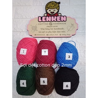 Sợi dệt cotton dẹp 1.5- 2mm