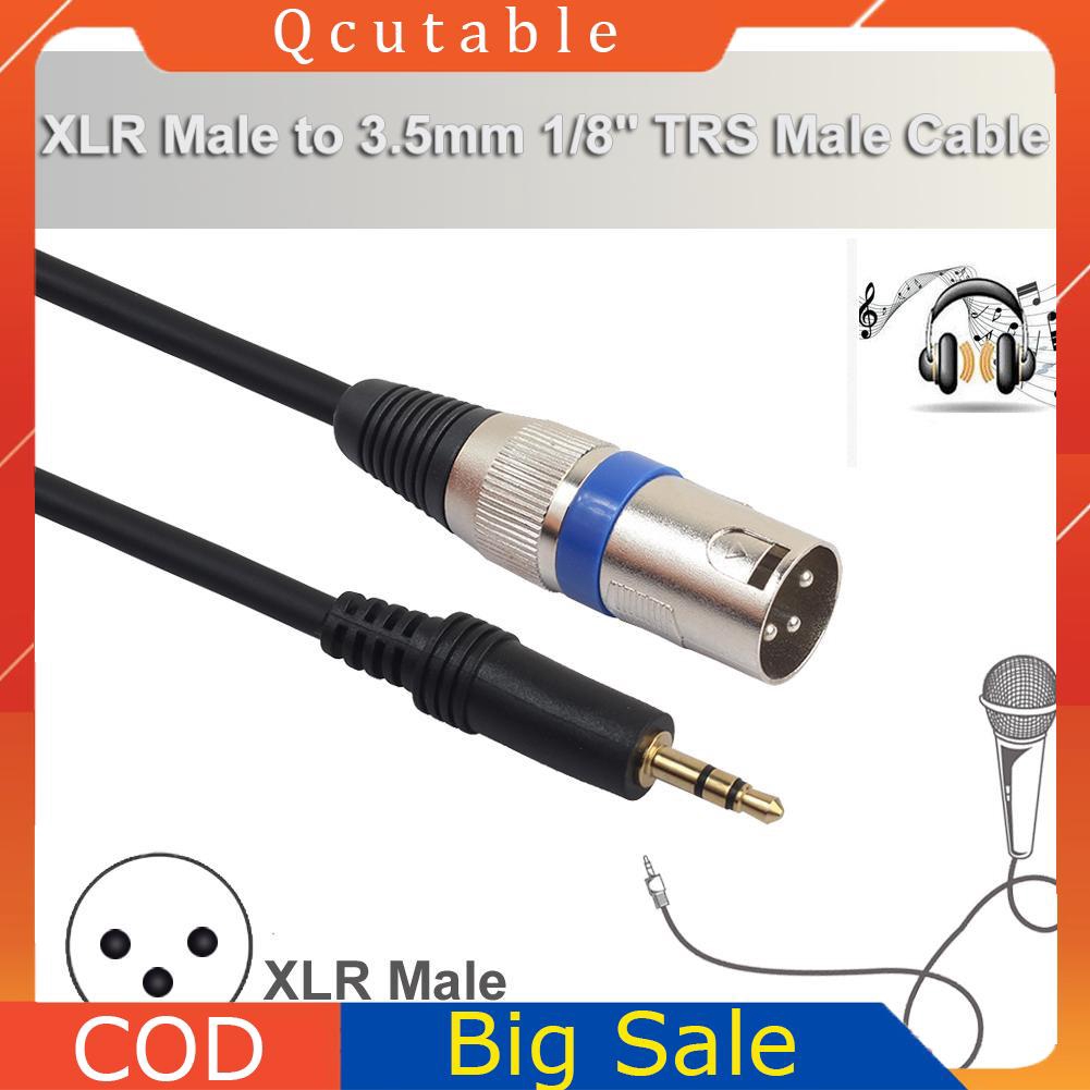 Dây cáp chuyển đổi âm thanh từ 3.5mm sang 3 chấu XLR tiện dụng cho micro 3m/9.84ft
