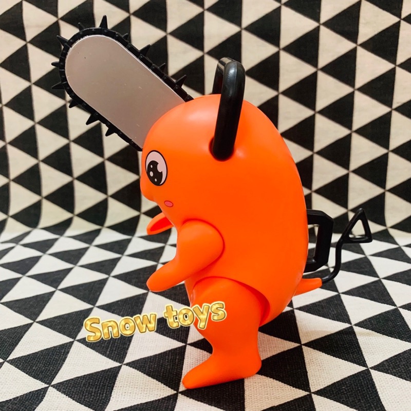 Mô hình Chainsaw Man - Mô hình Pochita Đồ chơi Pochita cử động được tay chân đuôi lưỡi cưa  - Cao 15cm