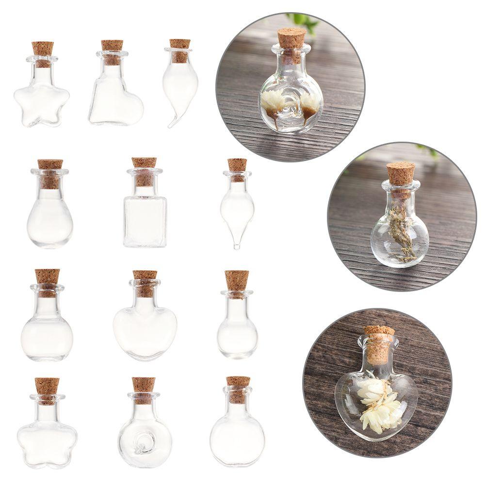 Set 5 Lọ Điều Ước Mini Bằng Nhựa Trong Suốt
