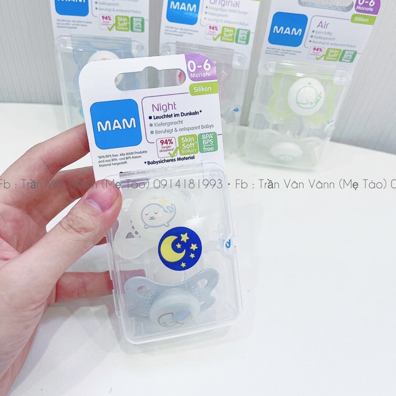 Ti giả MAM air Đức ( Set 2 ti giả )