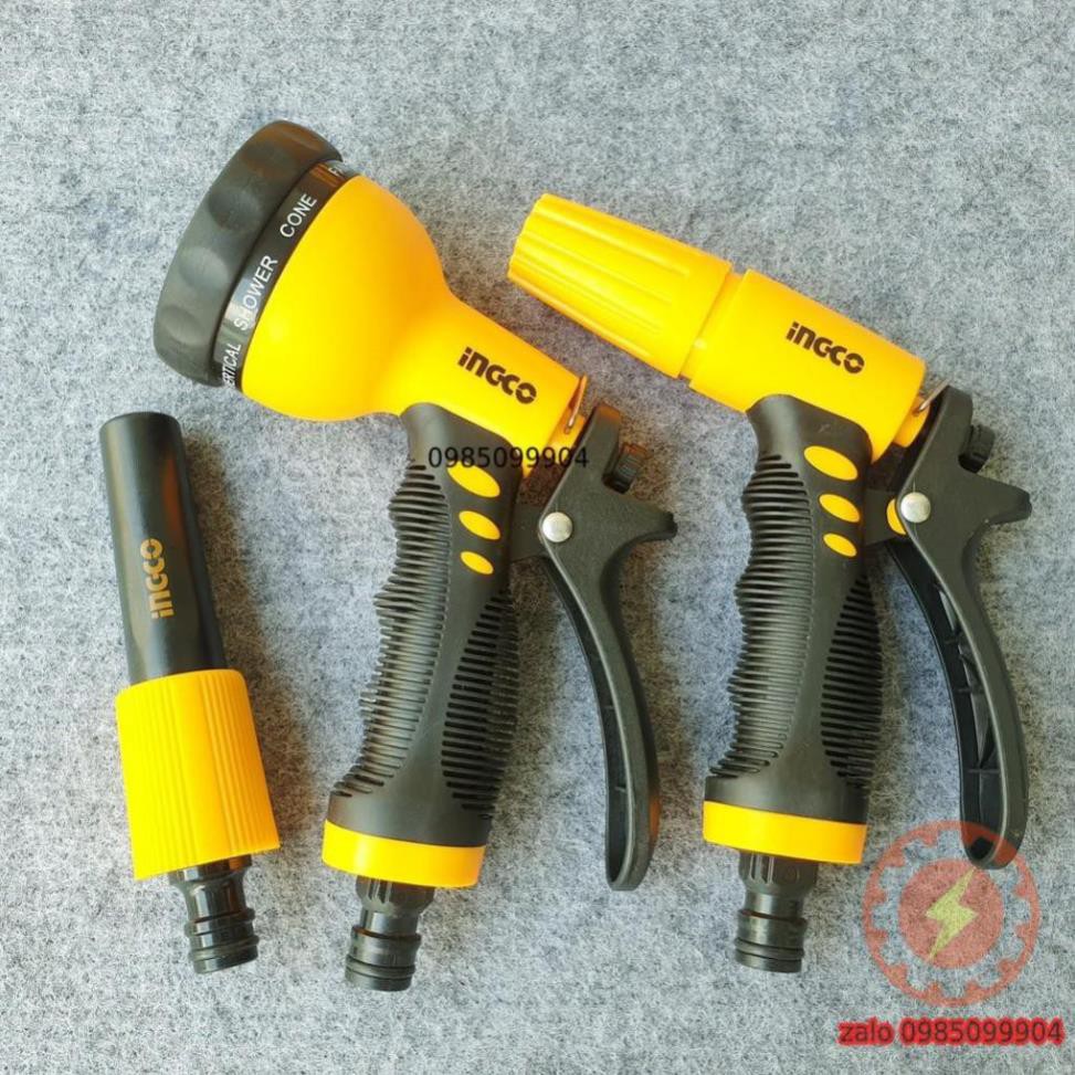Bộ vòi cây dây ống nước pvc xịt rửa sân vườn INGCO - ingco tolsen lionking lion king bán lẻ 5 10 15 20 m mét