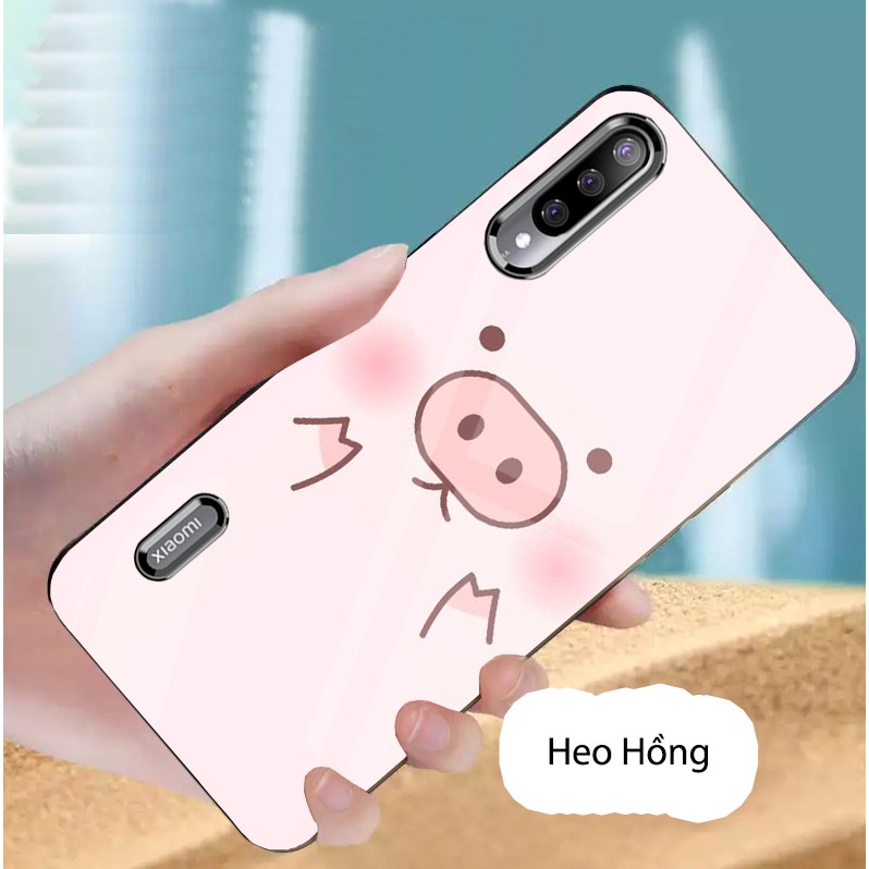 Ốp Xiaomi A3 mặt kính gương bóng