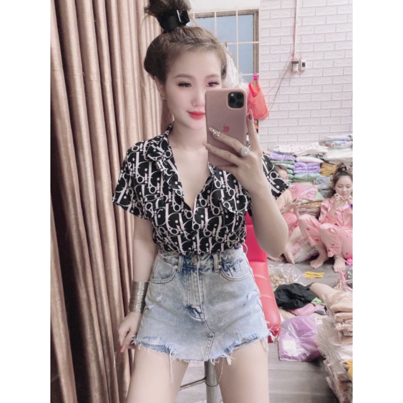 ÁO SƠMI 2 TÚI  DI.OR