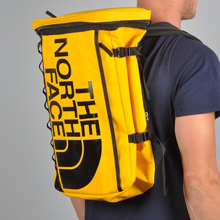 [TẶNG KÈM VỚ ] Balo Chống Nước TNF Fuse Box Backpack - Yellow/Black