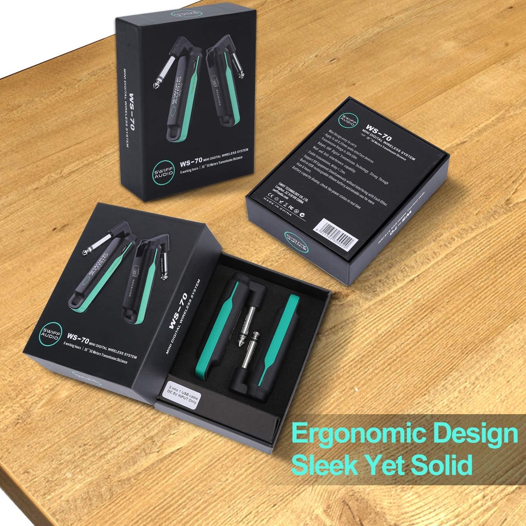 Swiff Audio WS-70 Thiết Bị Truyền Và Nhận Tín Hiệu Không Dây Swiff WS-70 I Cho Đàn Guitar Không Dây