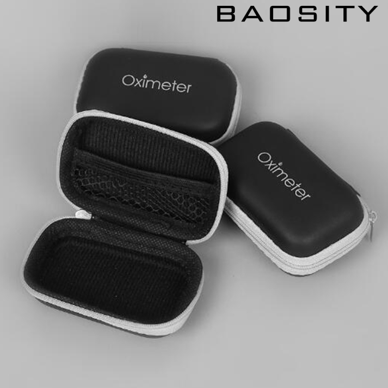 [BAOSITY]Travel Fingertip Pulse Oximeters Case Waterproof Blood Oxygen Sensor Bag Storage