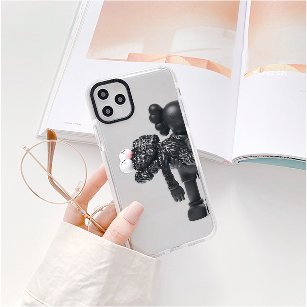 Ốp lưng iphone Kaws Xỉu PM trong siêu chống sốc 6/6plus/6s/6splus/7/7plus/8/8plus/x/xr/xs/11/12/13/pro/max/plus/promax