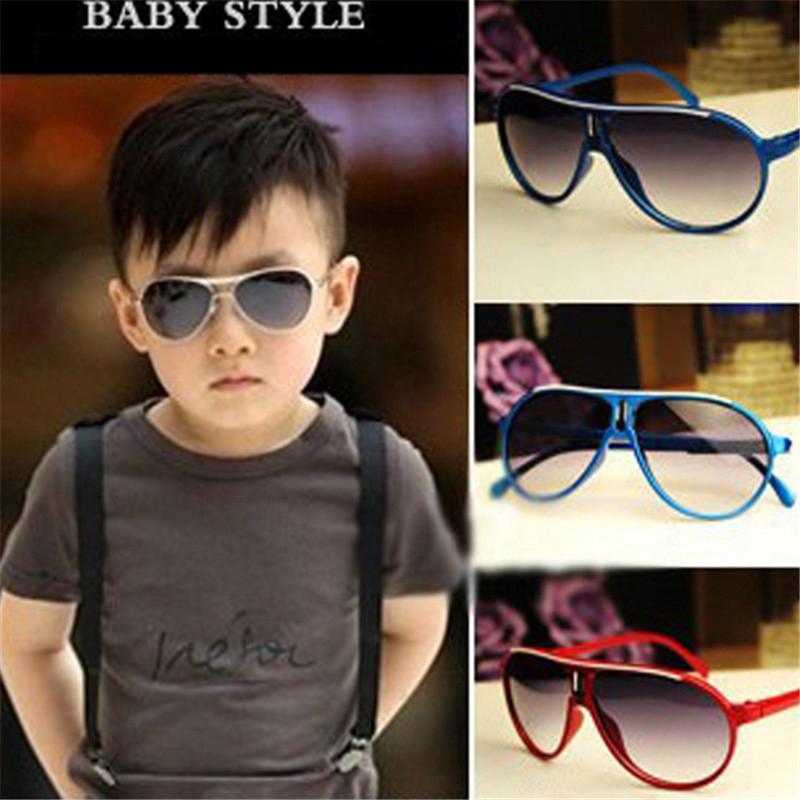 Kính mát gọng kim loại chống tia UV thời trang cho bé