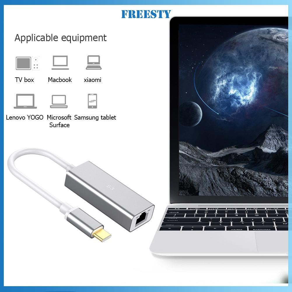 Bộ Chuyển Đổi Từ S3-8152-C Type-C Sang Rj45 Nhôm 10 / 100mbps Lan Ethernet | BigBuy360 - bigbuy360.vn