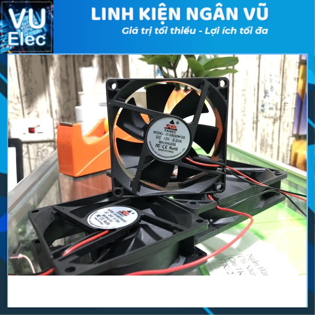 Quạt Tản Nhiệt 24V 4x4, 6x6, 8x8, 12x12CM, Quạt làm mát 24V đủ loại