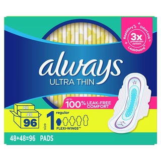 Băng vệ sinh Always Ultra Thin Size 1 Regular 96 miếng