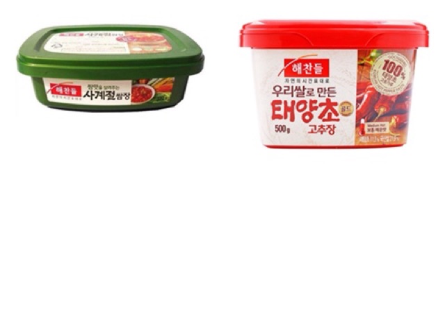 COMBO 500G TƯƠNG ỚT GOCHUJANG + TƯƠNG TRỘN CHẤM THỊT HÀN QUỐC 170G