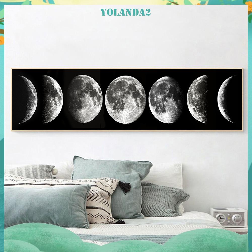 Tranh đính đá kim cương toàn bộ 5D DIY hình vẽ mặt trăng