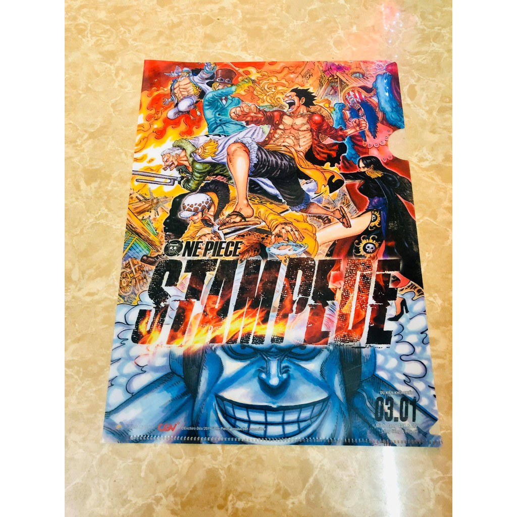 Clear File One Piece Stampede Limited - NXB Kim Đồng