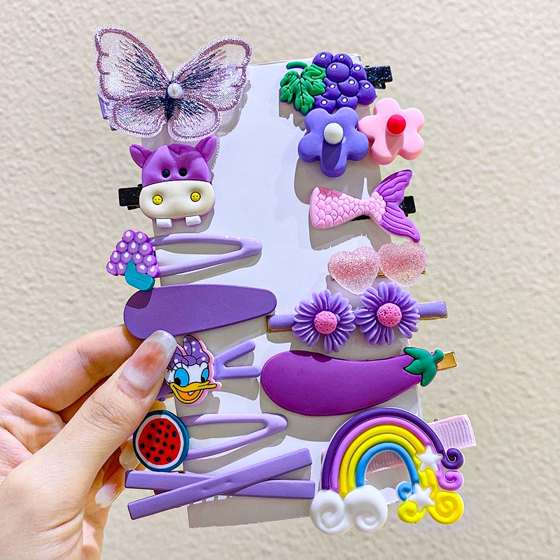 Kẹp tóc phong cách Hàn Quốc dễ thương cho bé gái