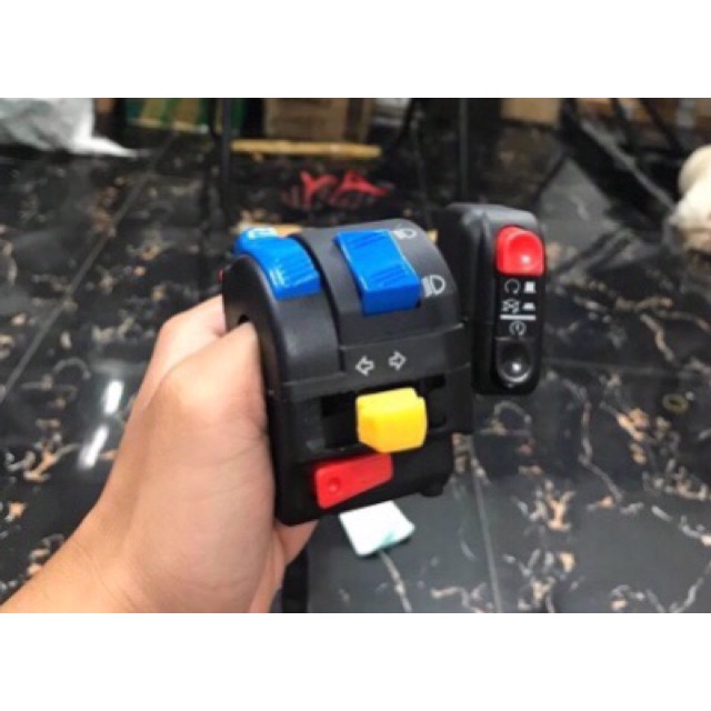 Combo cùm công tắc Domino trái phải full chức năng cho mọi loại xe