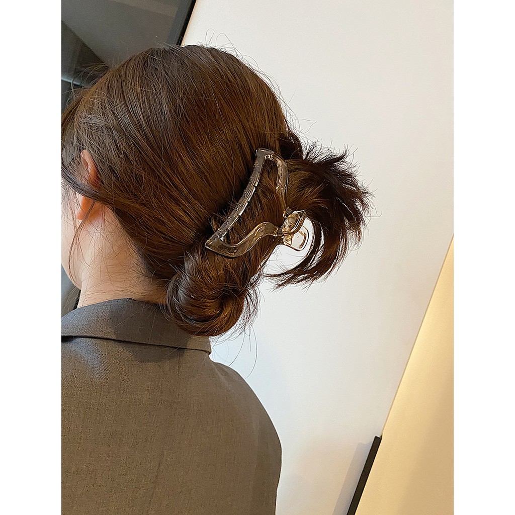 Kẹp tóc, cặp tóc hình cung trong suốt thời trang Hàn Quốc Gommiecorner