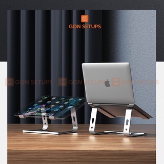 Giá đỡ laptop, Giá kê MacBook hợp kim nhôm khung cố định giúp tản nhiệt tốt, chống mỏi cổ thumbnail