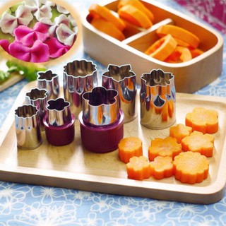 Bộ dụng cụ tỉa rau củ quả 8 món - bộ dụng cụ tỉa cà rốt..