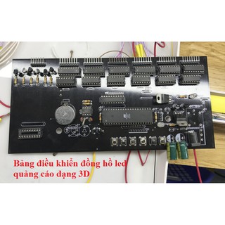 Mạch điều khiển đồng hồ led 3D
