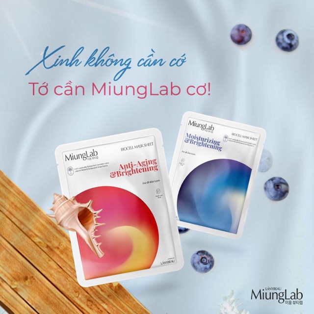 MẶT NẠ DƯỠNG DA MIUNG LAB