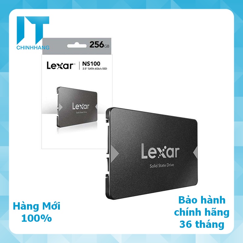 Ổ cứng SSD Lexar NS100 256GB Sata III - Hàng Chính Hãng