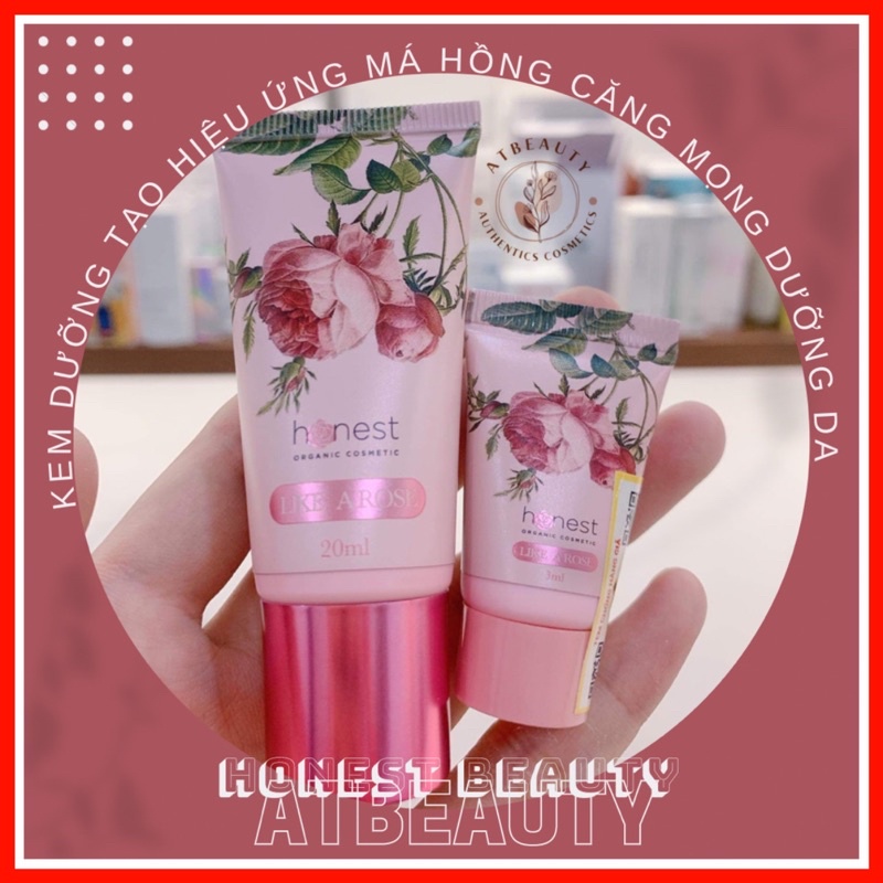 Kem dưỡng da tạo má hồng hữu cơ tự nhiên không make up Honest Beauty 20ml [date mới nhất T7/2025] chuyên sỉ