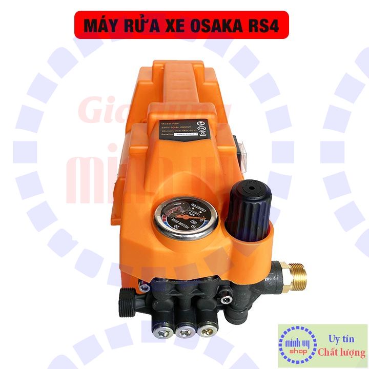 Máy rửa xe chỉnh áp Osaka RS4(Zukui)-2800w lõi đồng TẶNG KÈM BÉC RỬA MÁY LẠNH