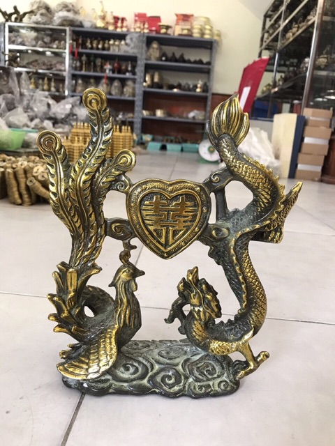 Long Phụng chữ Hỉ