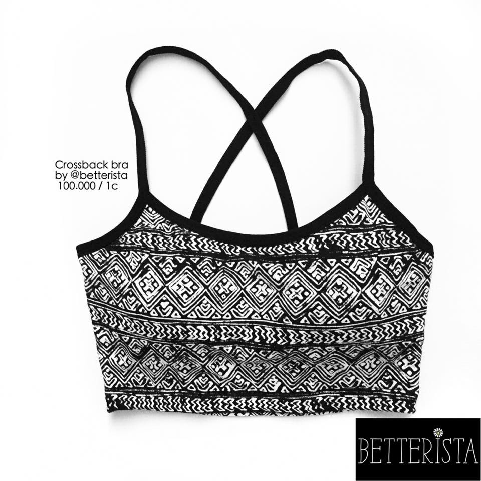 Crossback Bra vải xuất dư