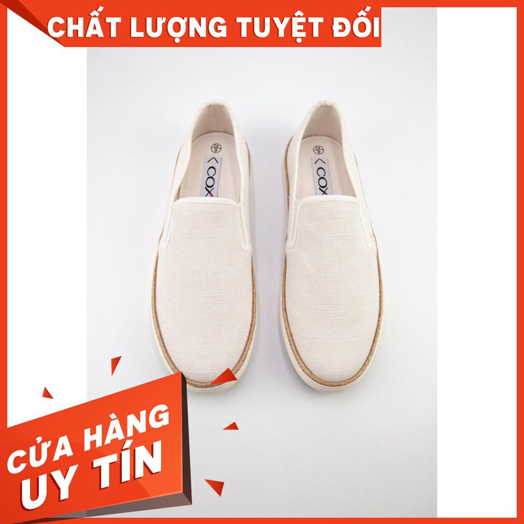 Giày Lười Nam DinCox 3338 White