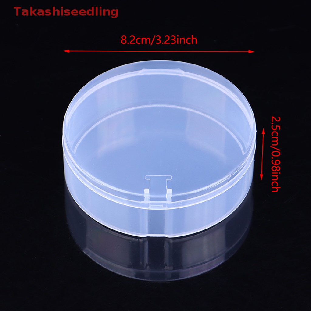 Hộp Đựng Mút Trang Điểm Trong Suốt Hình Tròn Tiện Dụng Ốp