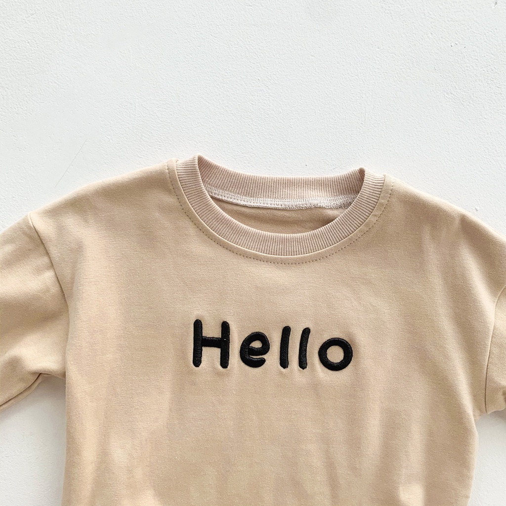 Bộ Áo Liền Quần Tay Dài Thời Trang Mùa Thu Cho Bé Sơ Sinh