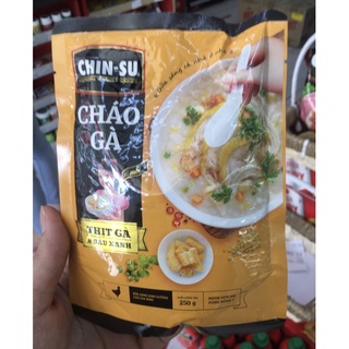 Cháo Gà Chinsu Thịt gà & Đậu xanh (Gói 250g)