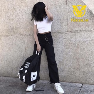 Áo croptop trơn