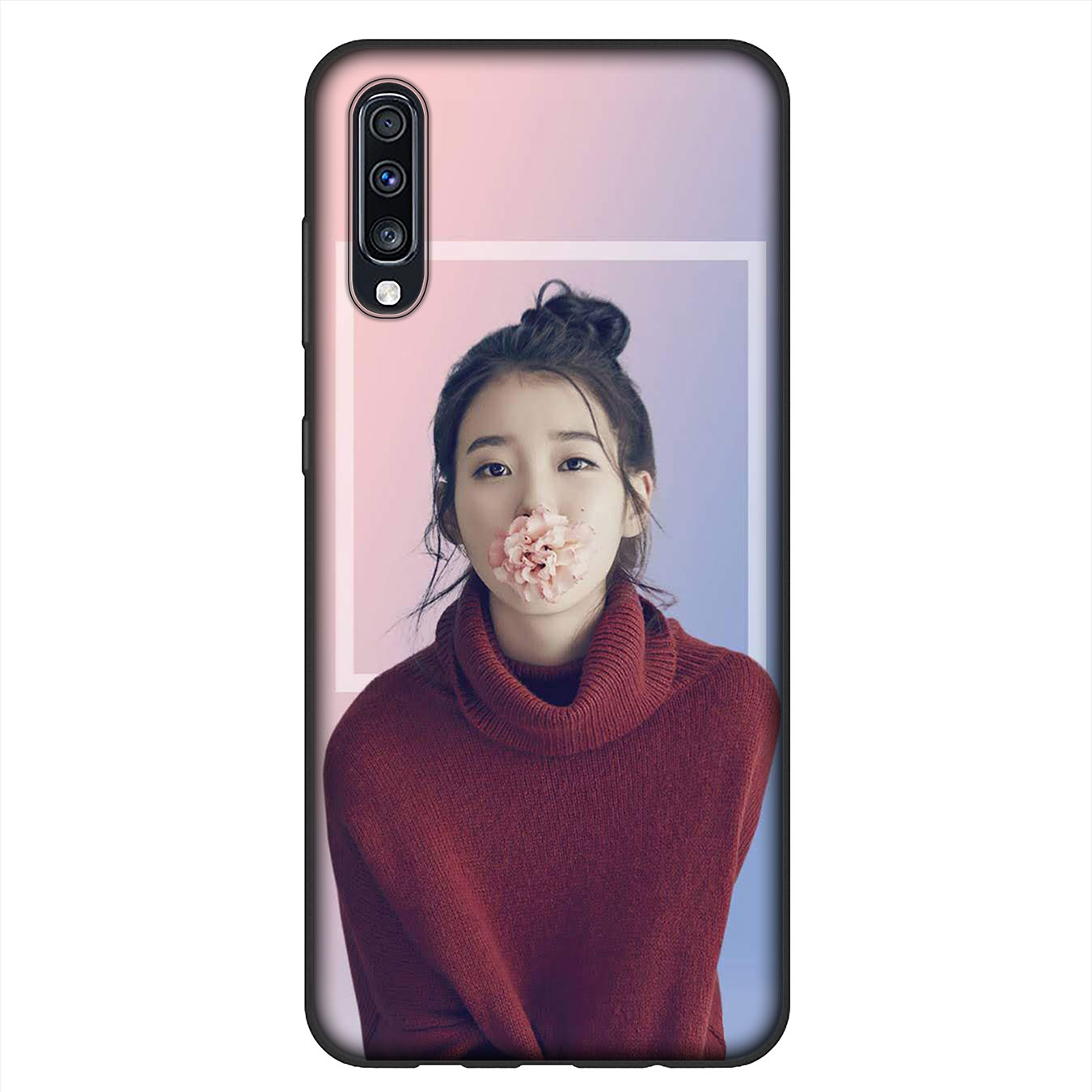 Ốp Điện Thoại Silicon Mềm Hình Iu Lee Ji-Eun Cho Samsung Galaxy A9 A8 A7 A6 Plus J8 2018 + A21S A70 M20 A6 + A8 + 6plus